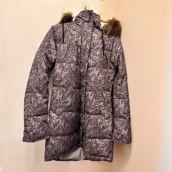 Roxy NWOT Ellie Printed Waterproof Longline Puffer Jacket (M) - Picture 6 of 16